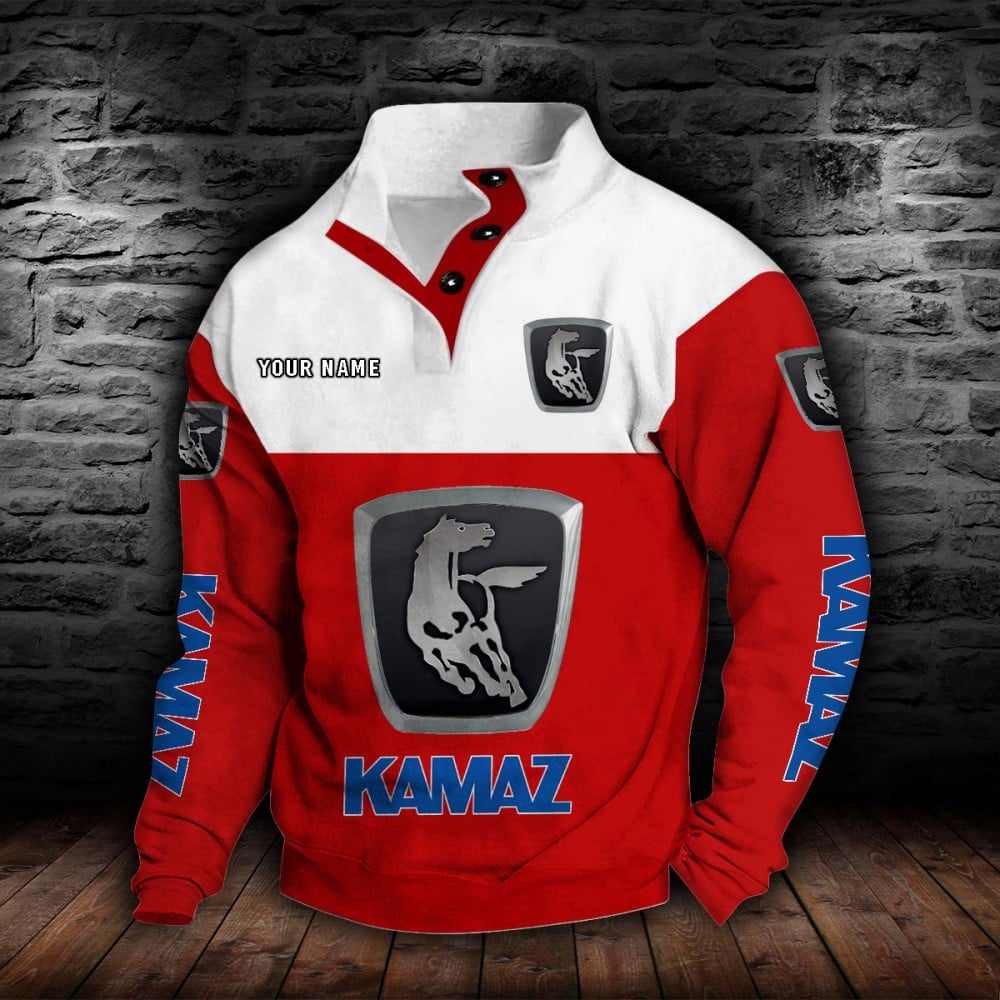 Kamaz Stehkragen-Sweatshirt – Bild 7
