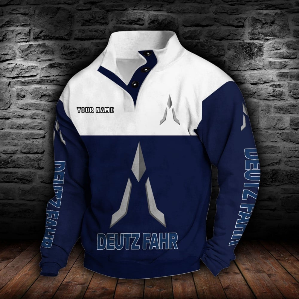 Deutz-Fahr Stehkragen-Sweatshirt