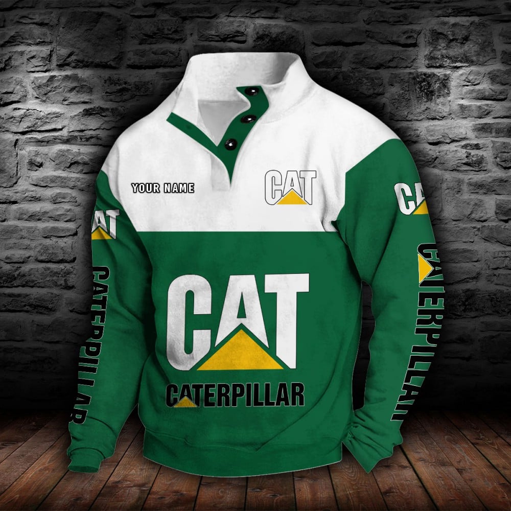 Caterpillar Inc Stehkragen-Sweatshirt – Bild 4