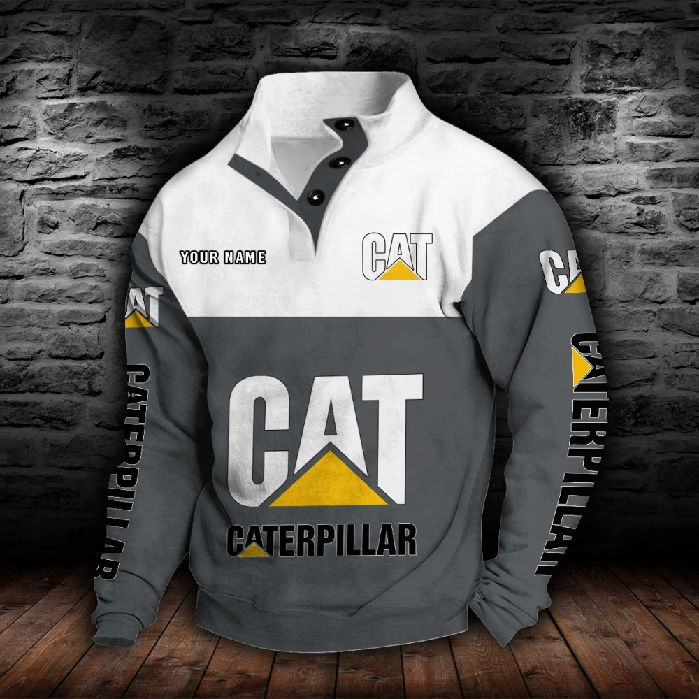 Caterpillar Inc Stehkragen-Sweatshirt – Bild 5
