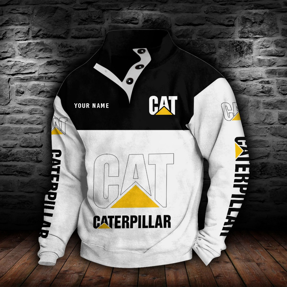 Caterpillar Inc Stehkragen-Sweatshirt – Bild 9