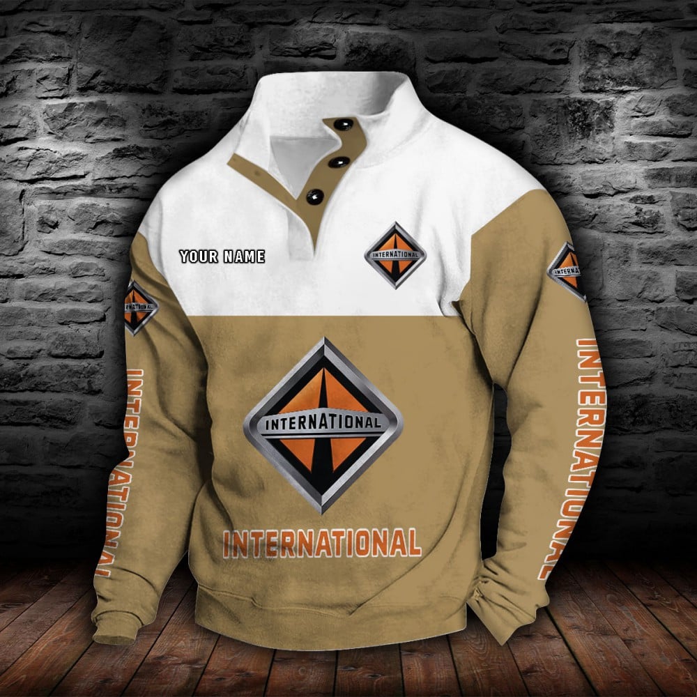 International Stehkragen-Sweatshirt – Bild 6