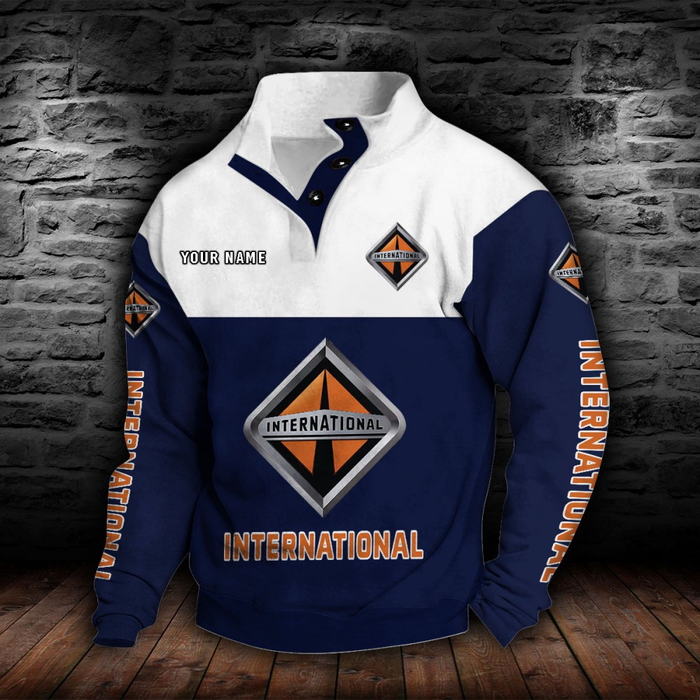 International Stehkragen-Sweatshirt – Bild 7