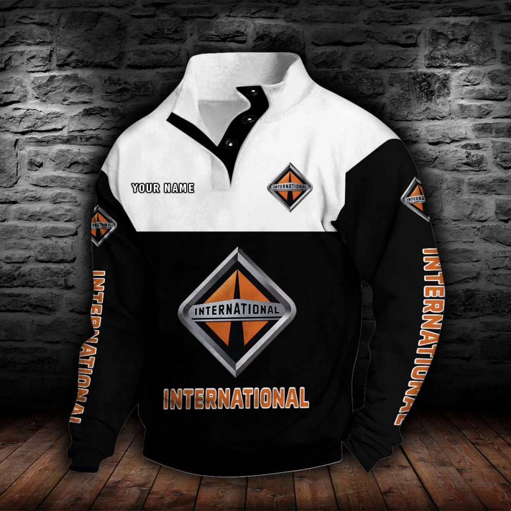 International Stehkragen-Sweatshirt – Bild 2
