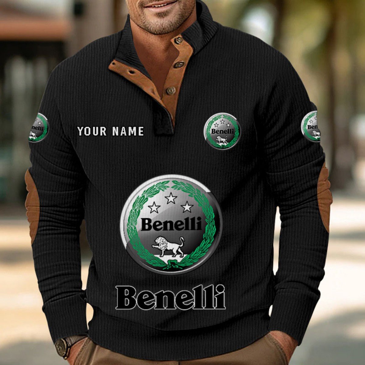 Benelli Motorcycles Strickpullover – Bild 3