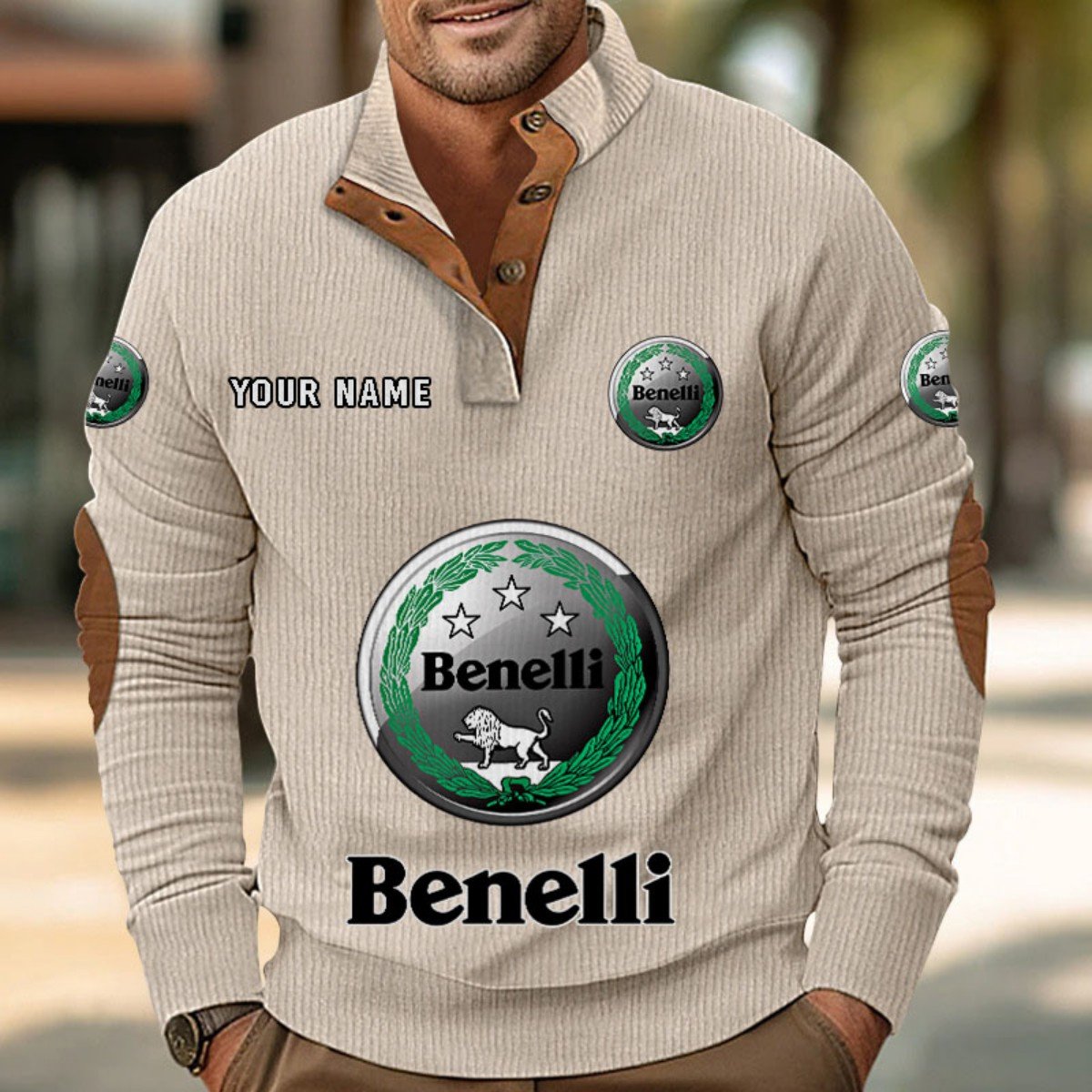 Benelli Motorcycles Strickpullover – Bild 6