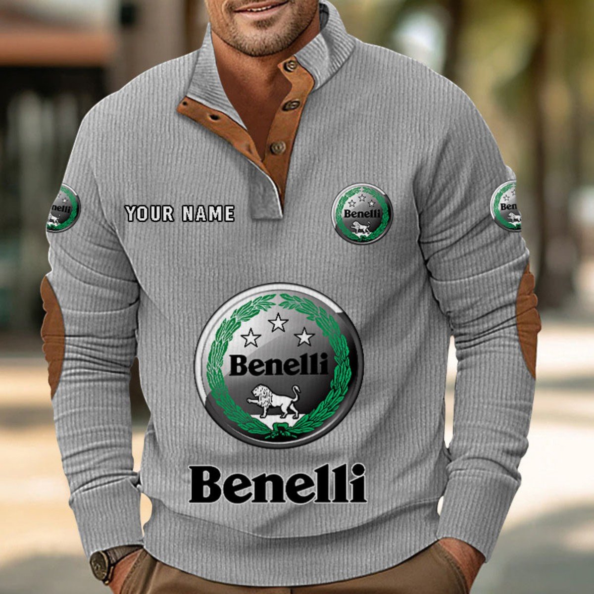 Benelli Motorcycles Strickpullover – Bild 7