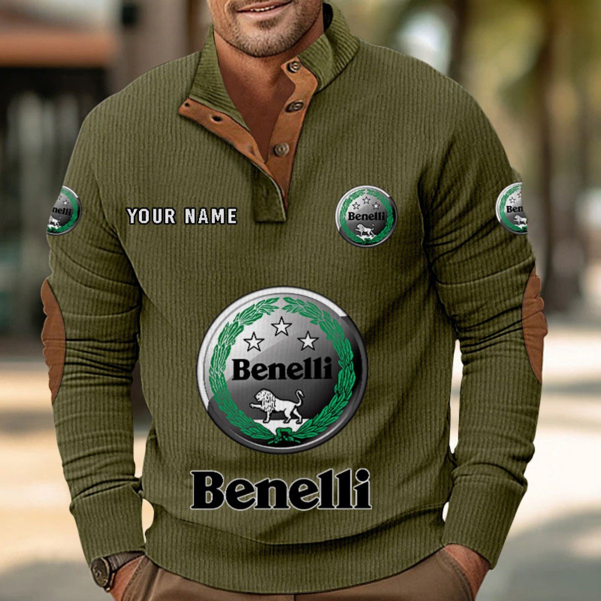 Benelli Motorcycles Strickpullover – Bild 9