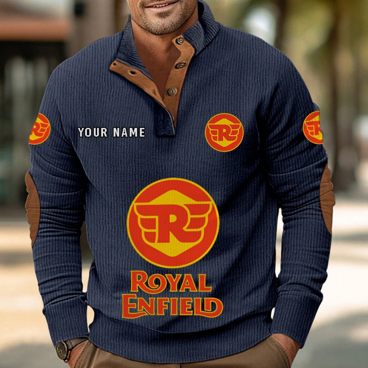 Royal Enfield Strickpullover – Bild 2