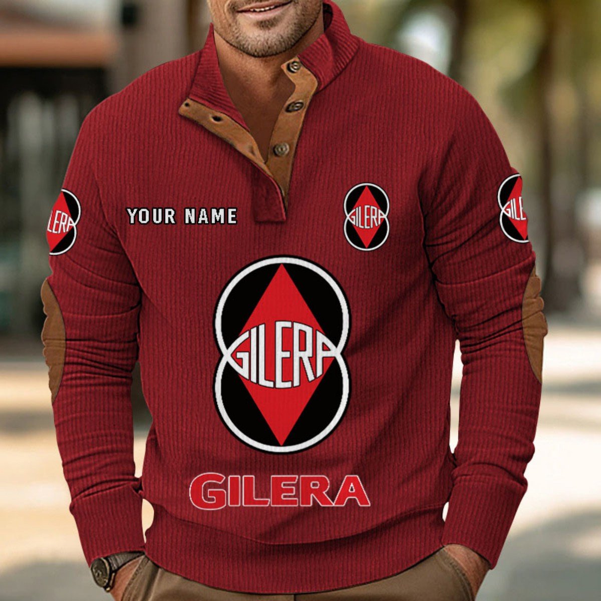 Gilera Motorcycles Strickpullover