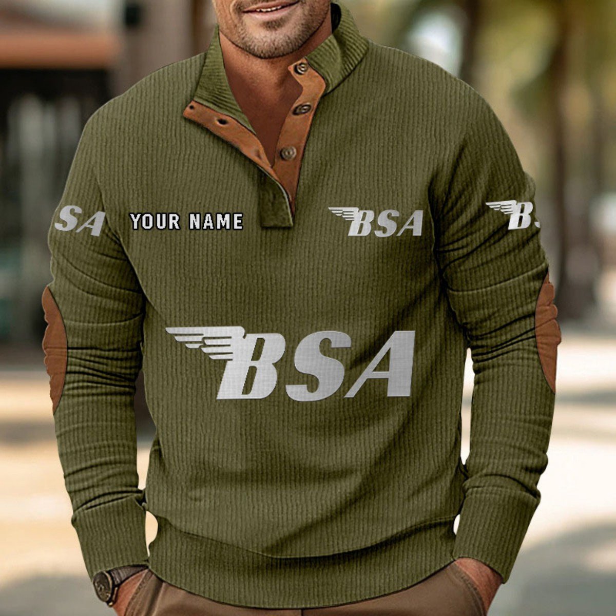 BSA Motorcycles Strickpullover – Bild 8
