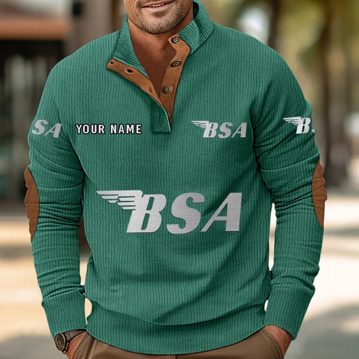 BSA Motorcycles Strickpullover – Bild 10