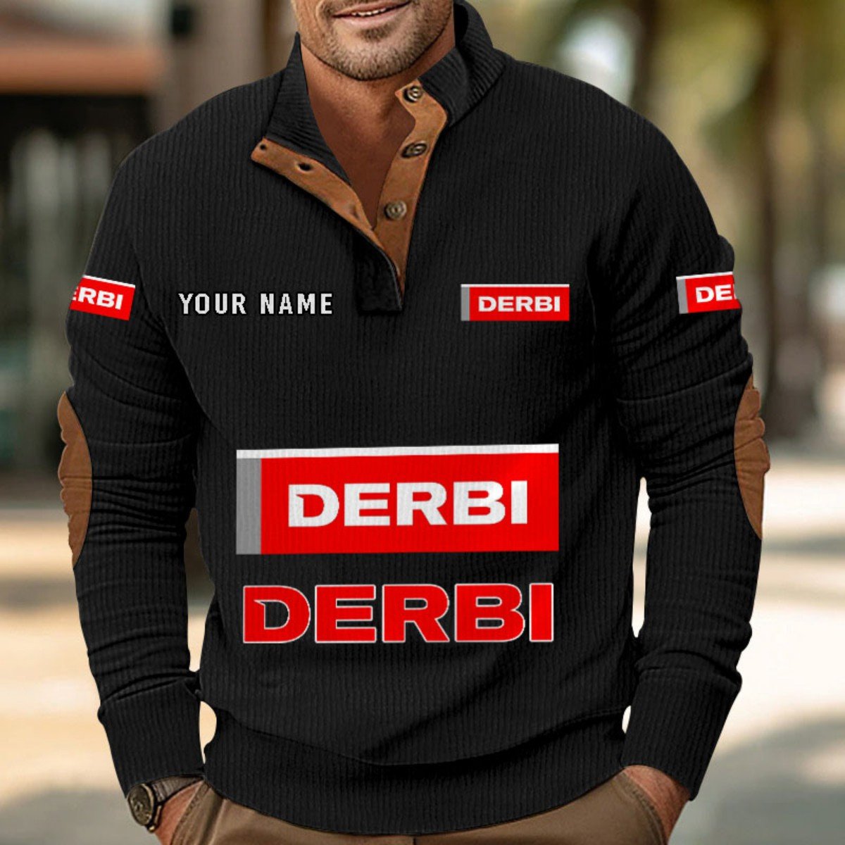 Derbi Motorcycles Strickpullover – Bild 3