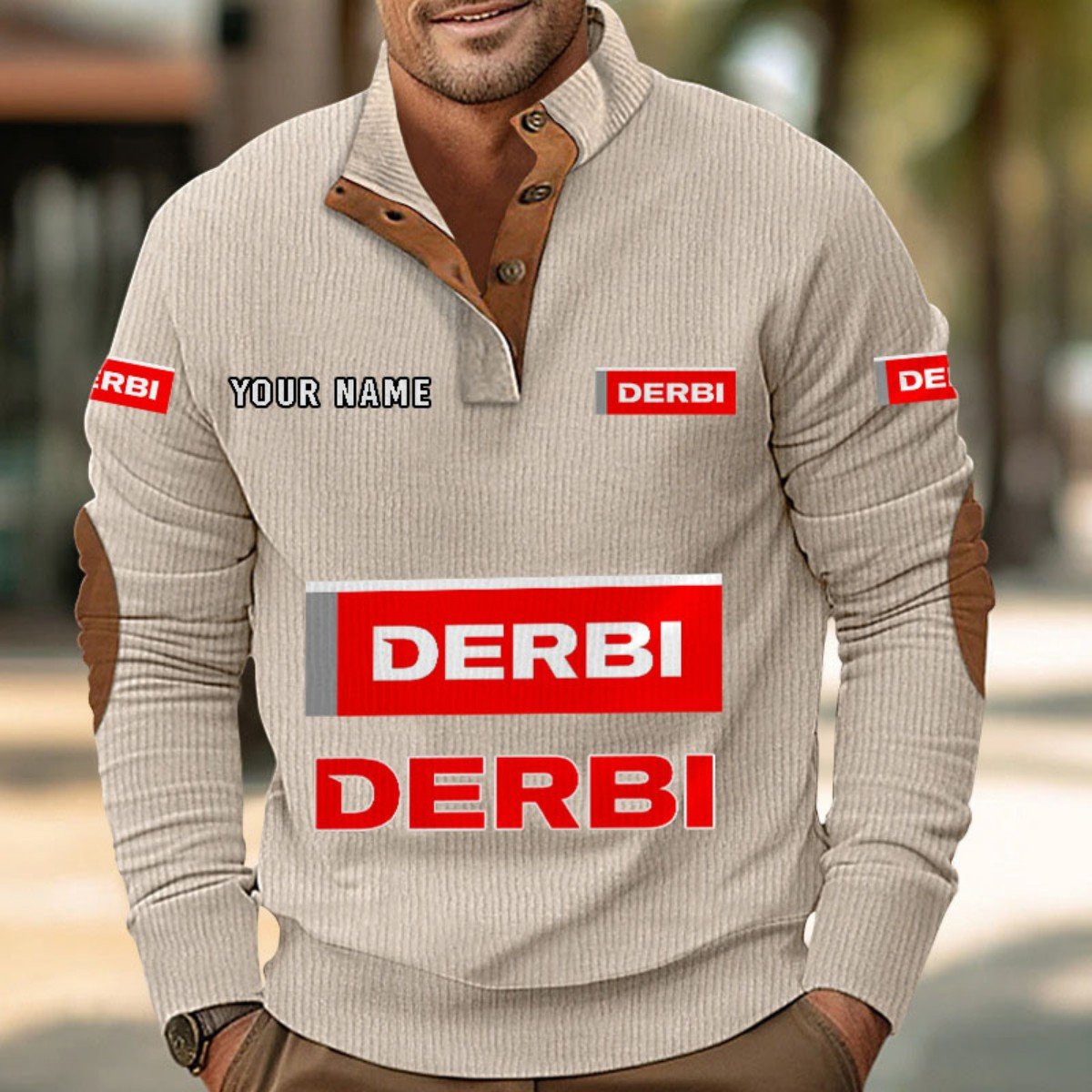 Derbi Motorcycles Strickpullover – Bild 5