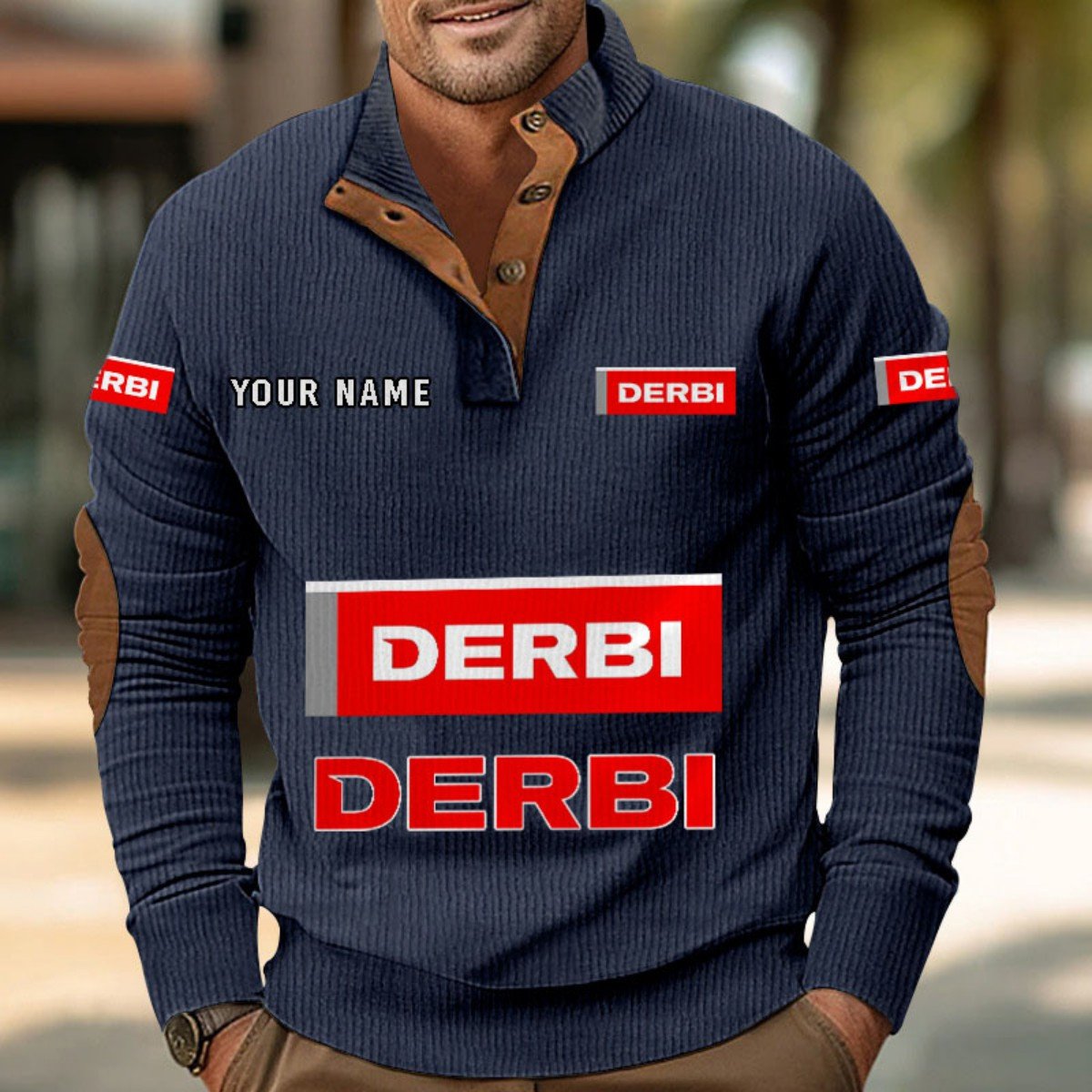 Derbi Motorcycles Strickpullover – Bild 2