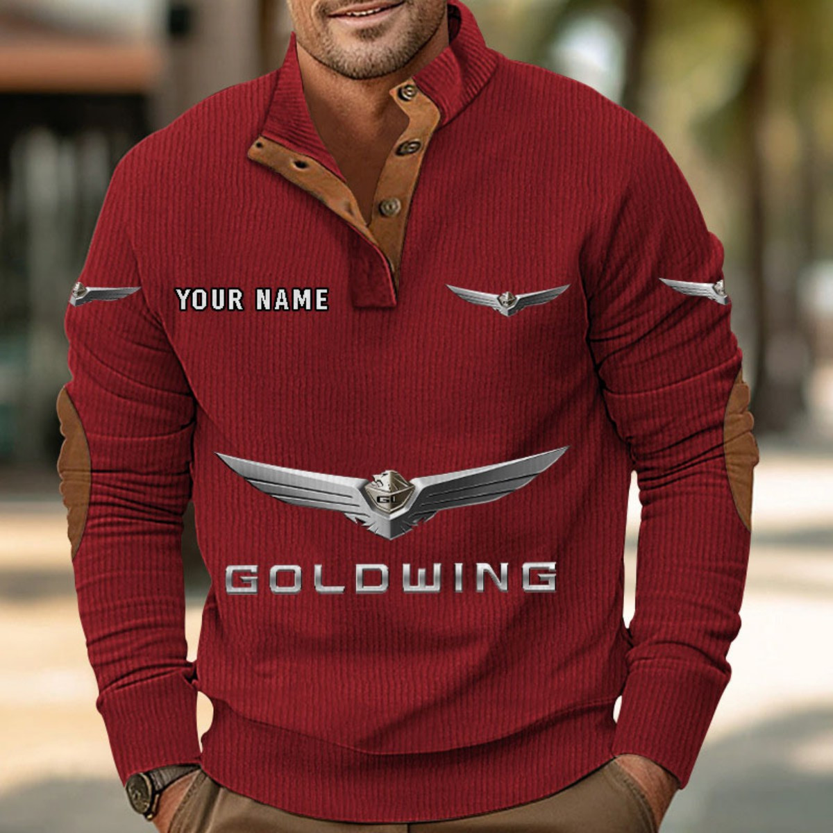 Honda Gold Wing Strickpullover – Bild 3
