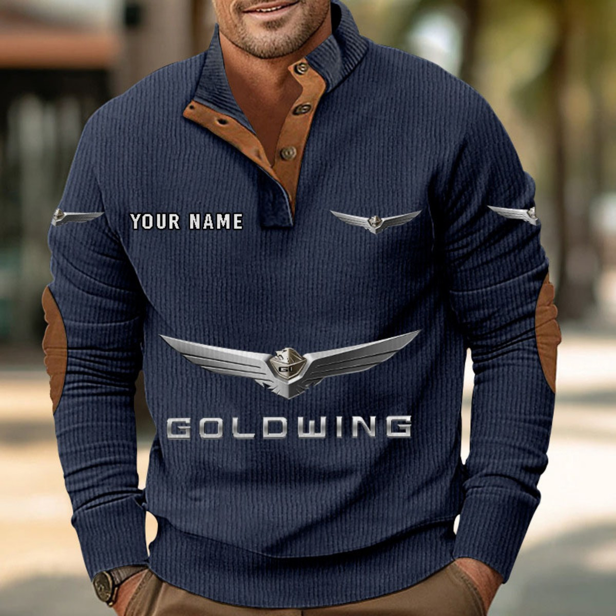 Honda Gold Wing Strickpullover – Bild 2