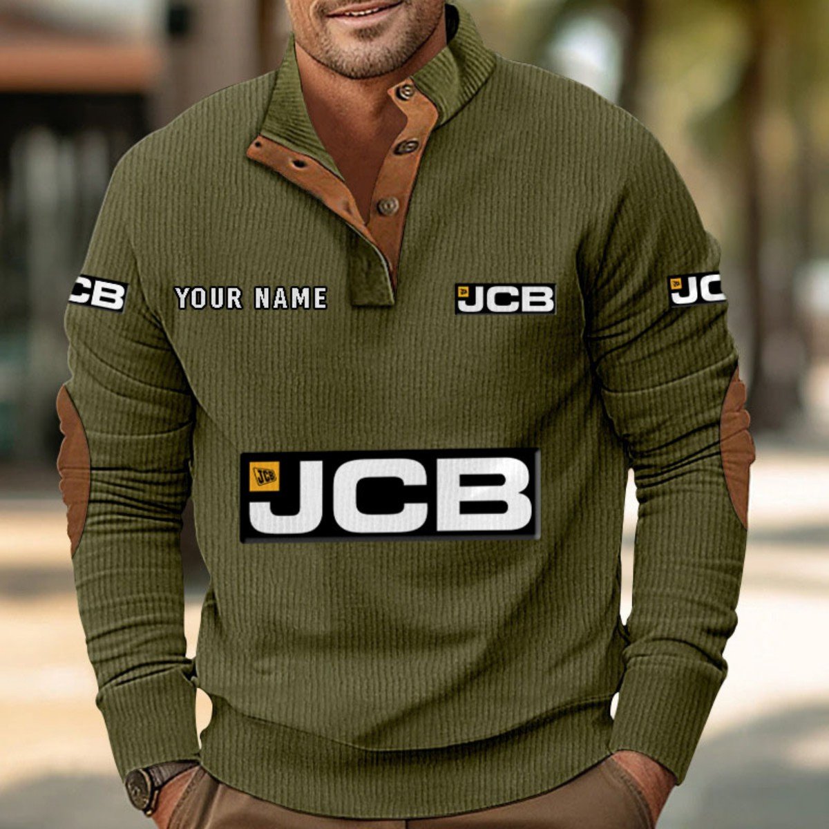 JCB Agricultural Tractors Strickpullover – Bild 8