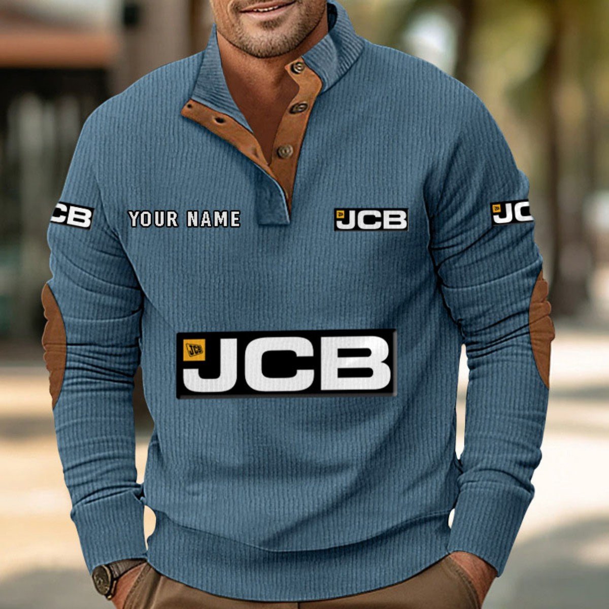 JCB Agricultural Tractors Strickpullover – Bild 9