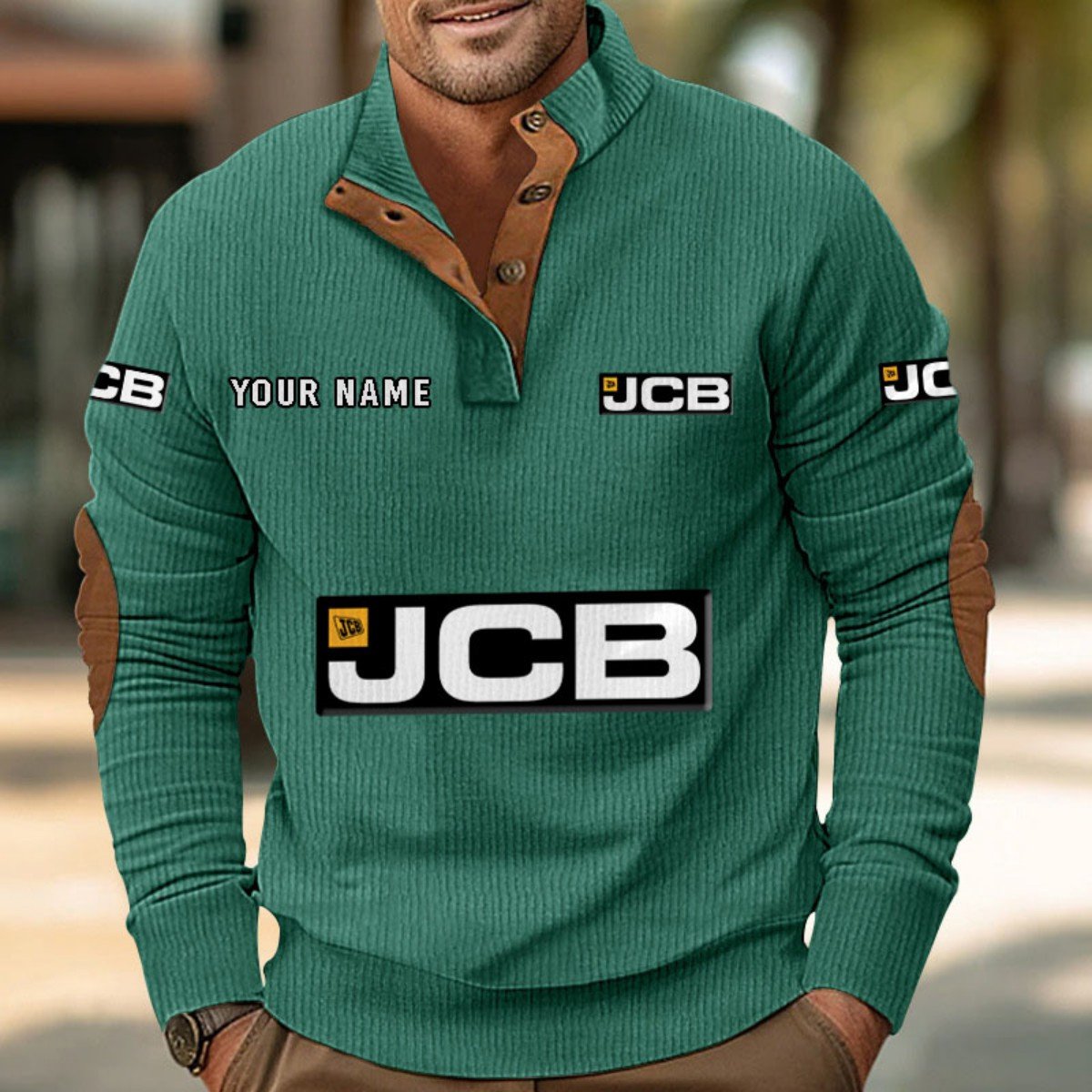 JCB Agricultural Tractors Strickpullover – Bild 10