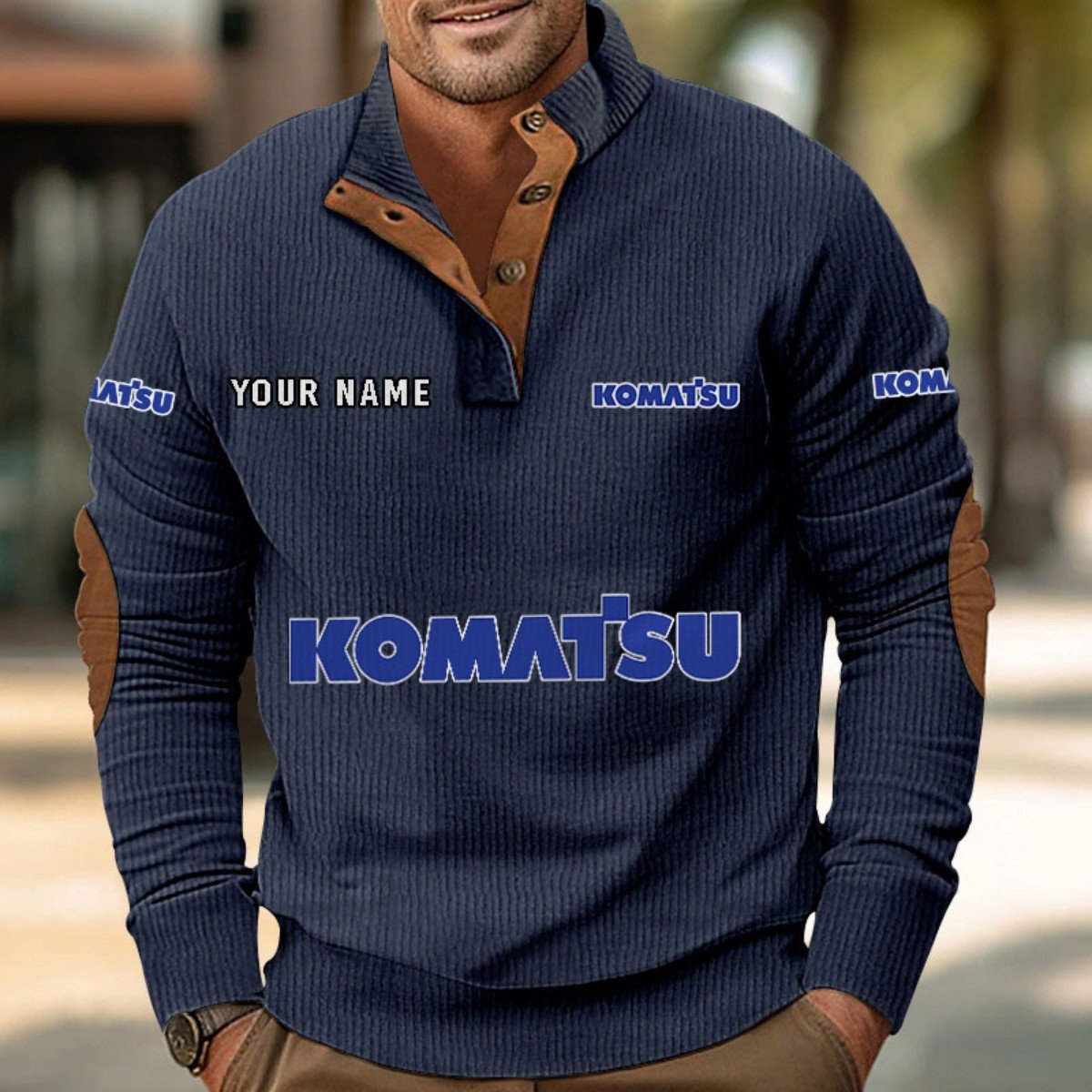 Komatsu Strickpullover