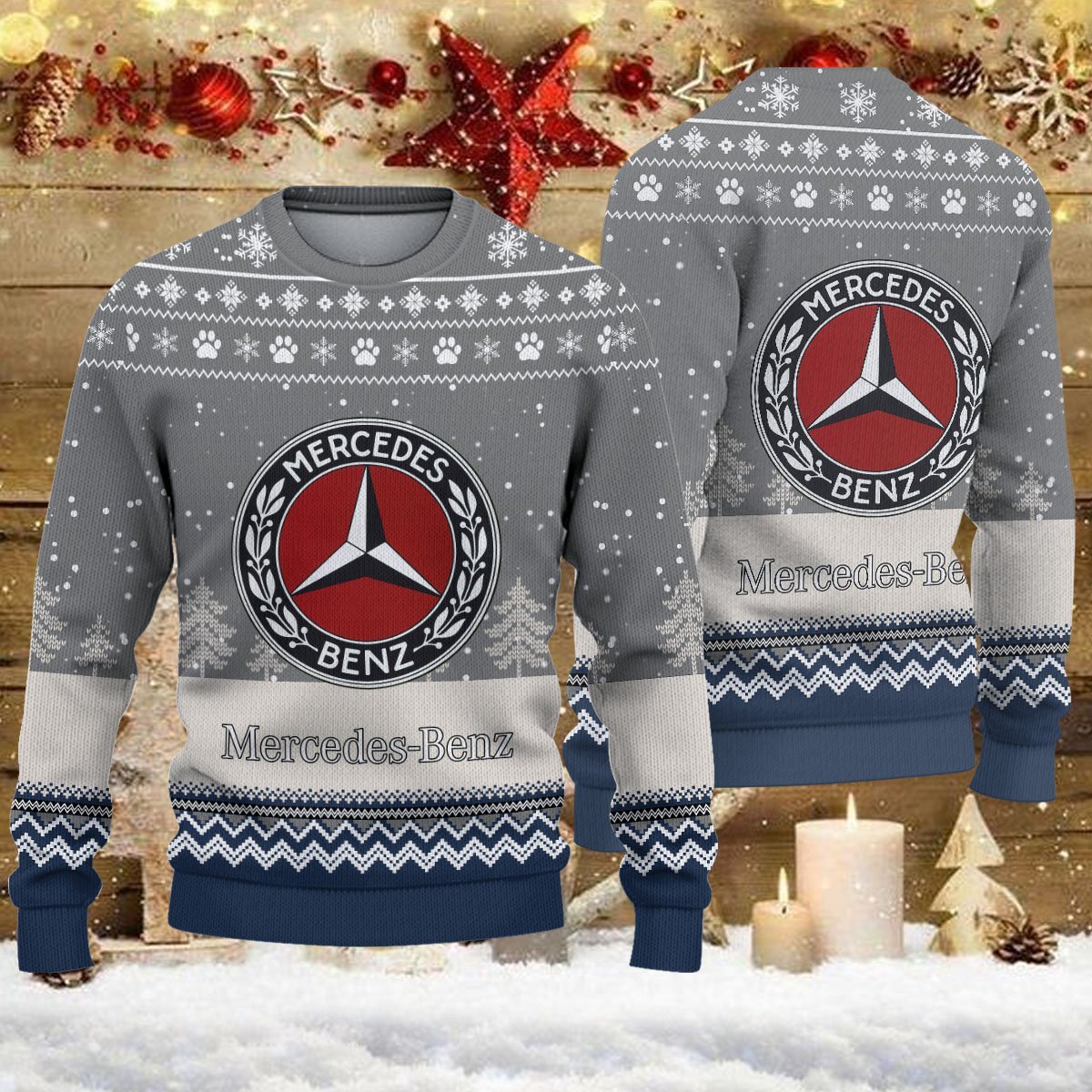 Weihnachtspullover Mercedes-Benz – Ugly Christmas Sweater