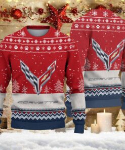 Weihnachtspullover Corvette C8 – Ugly Christmas Sweater