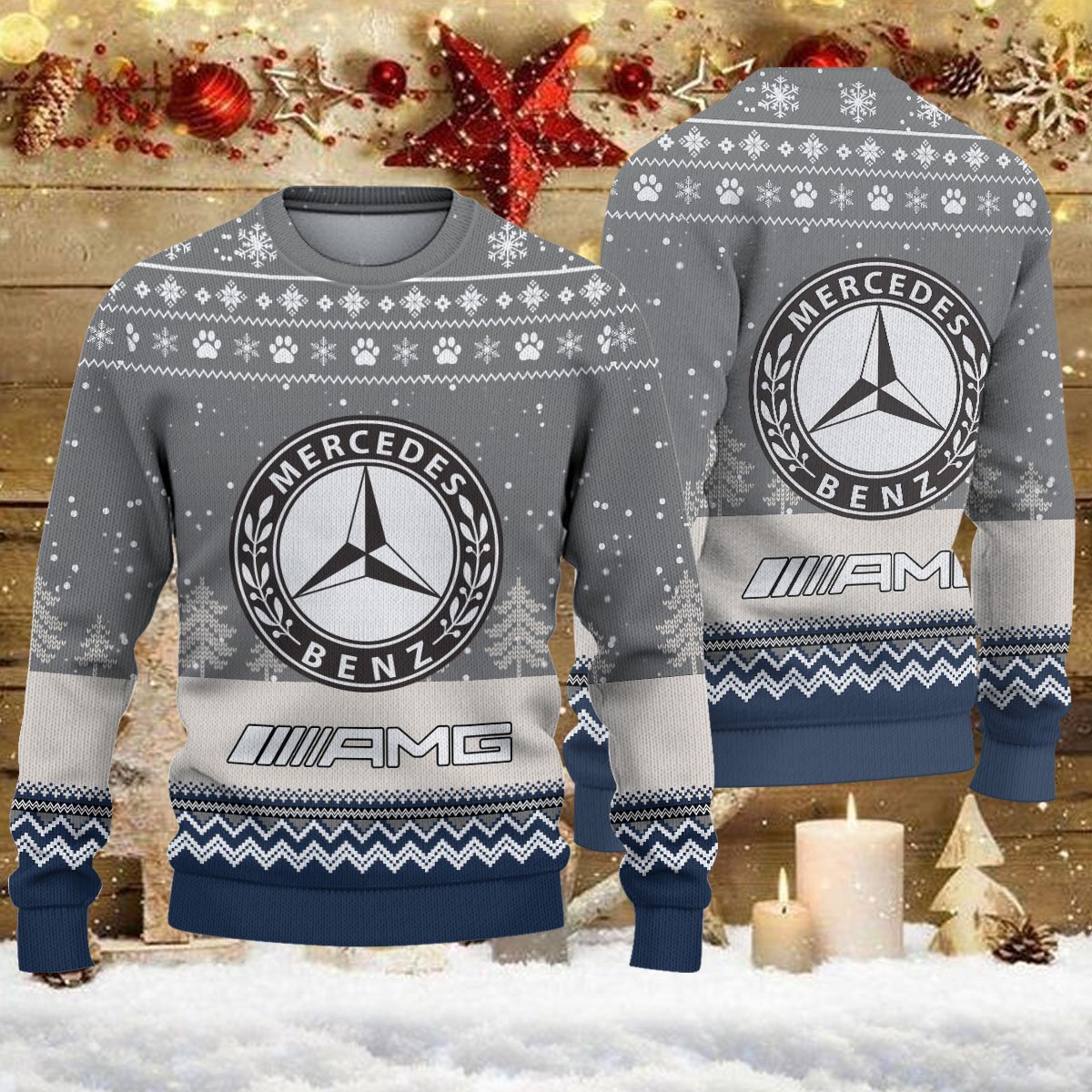Weihnachtspullover Mercedes-AMG – Ugly Christmas Sweater