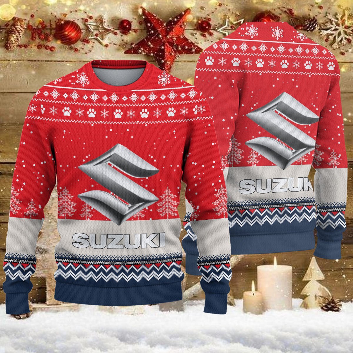 Weihnachtspullover Suzuki - Ugly Christmas Sweater