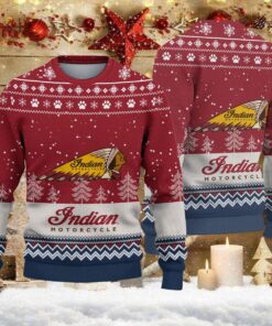 Weihnachtspullover Indian Motorcycle - Ugly Christmas Sweater
