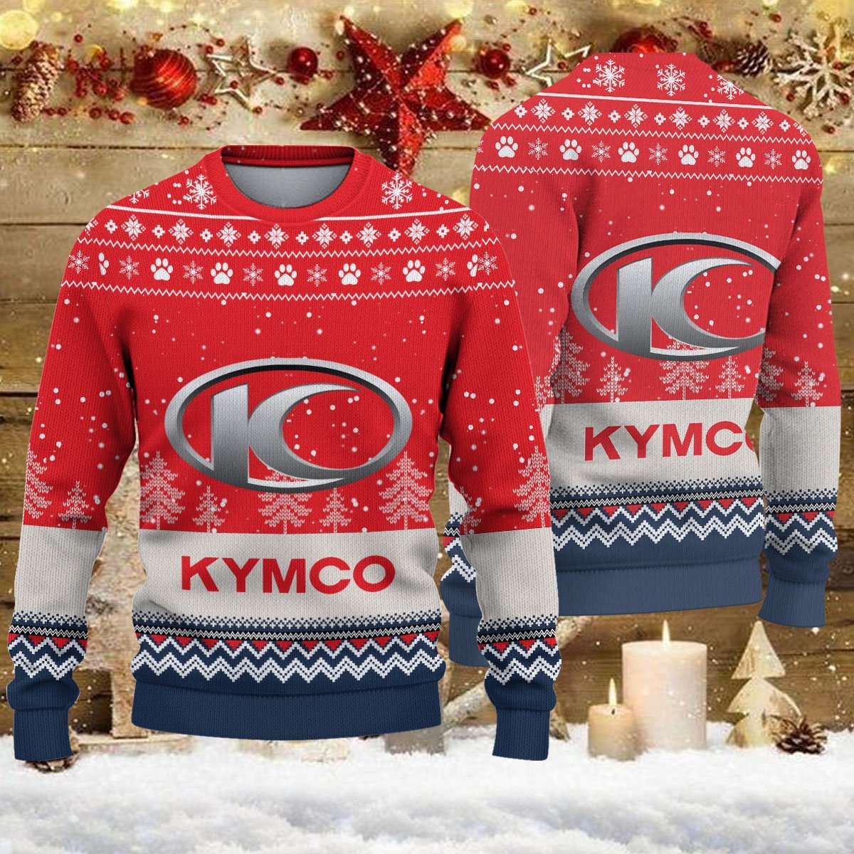 Weihnachtspullover Kymco Motorcycles - Ugly Christmas Sweater