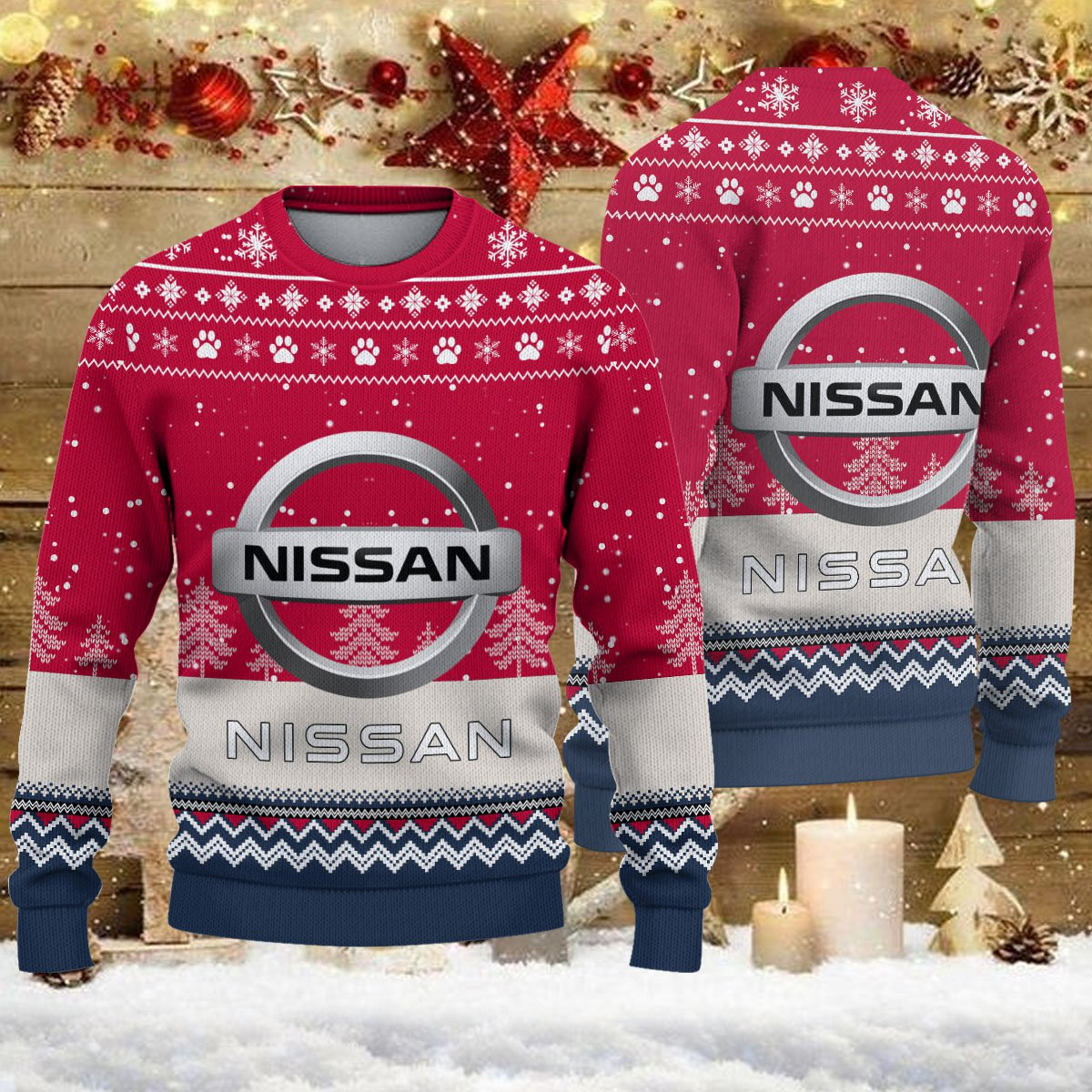 Weihnachtspullover Nissan – Ugly Christmas Sweater