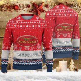 Weihnachtspullover Moto Guzzi – Ugly Christmas Sweater