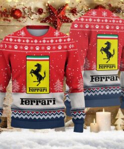 Weihnachtspullover Ferrari – Ugly Christmas Sweater