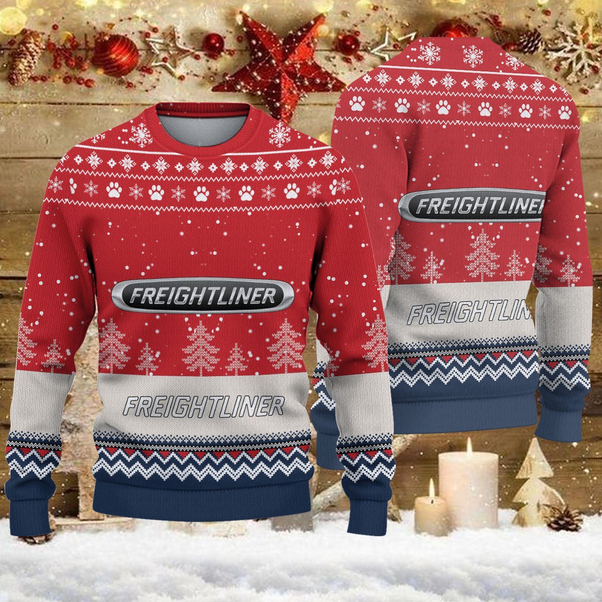 Weihnachtspullover Freightliner - Ugly Christmas Sweater