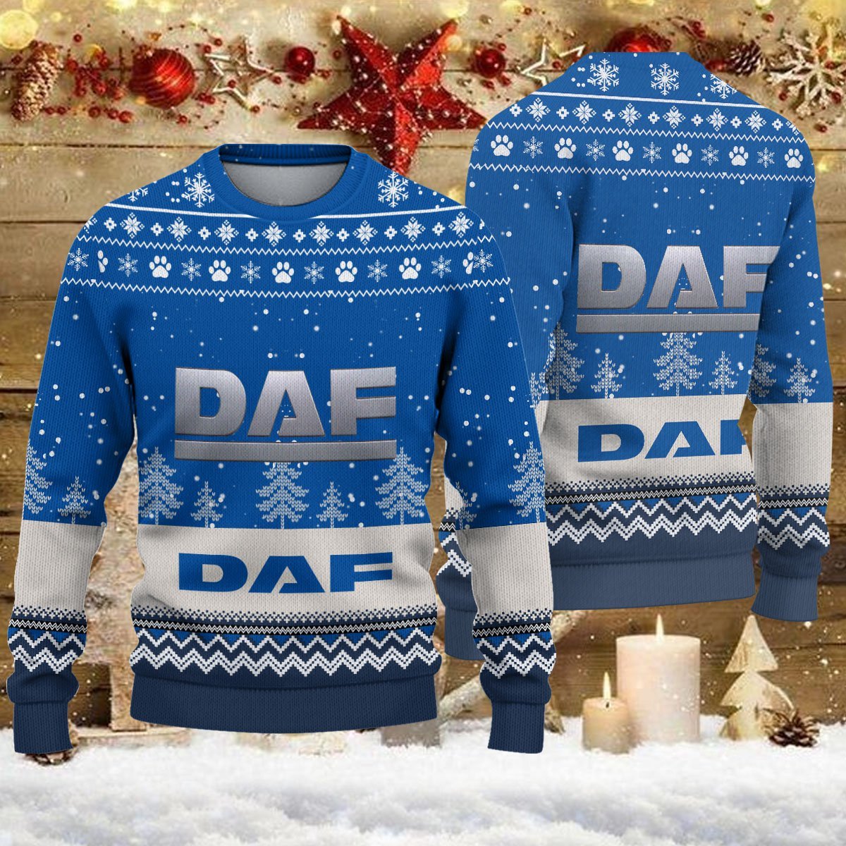 Weihnachtspullover DAF Trucks - Ugly Christmas Sweater