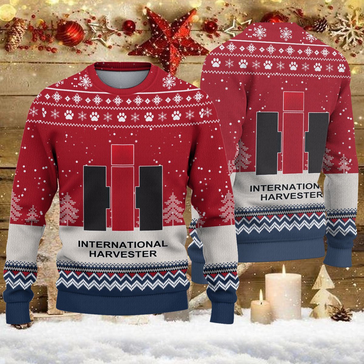 Weihnachtspullover International Harvester - Ugly Christmas Sweater
