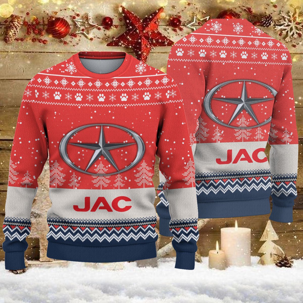 Weihnachtspullover JAC Truck - Ugly Christmas Sweater