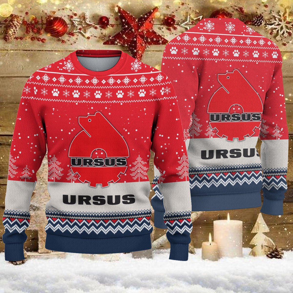 Weihnachtspullover Ursus - Ugly Christmas Sweater