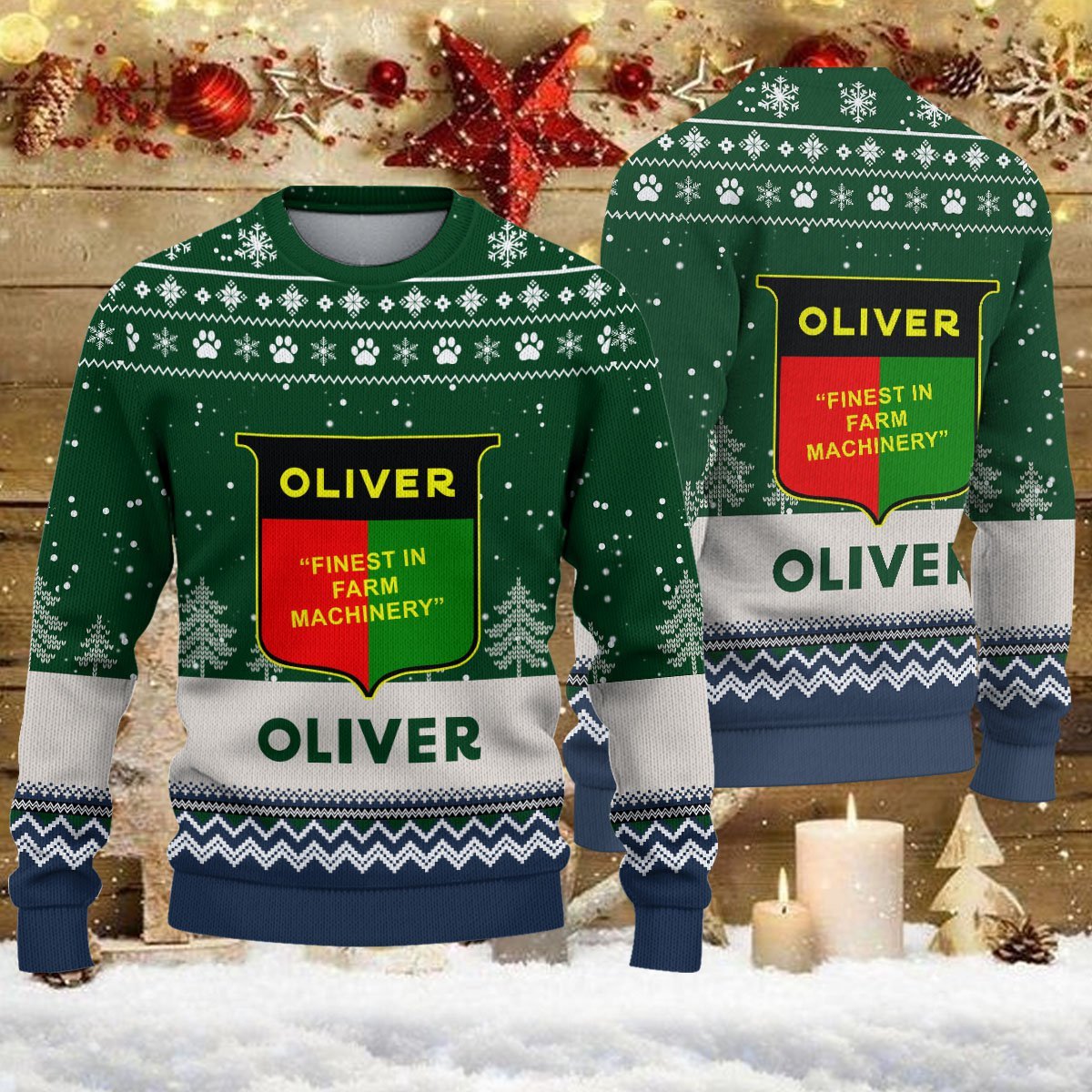 Weihnachtspullover Oliver Tractor - Ugly Christmas Sweater