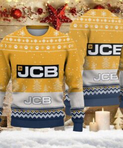 Weihnachtspullover JCB Agricultural Tractors - Ugly Christmas Sweater