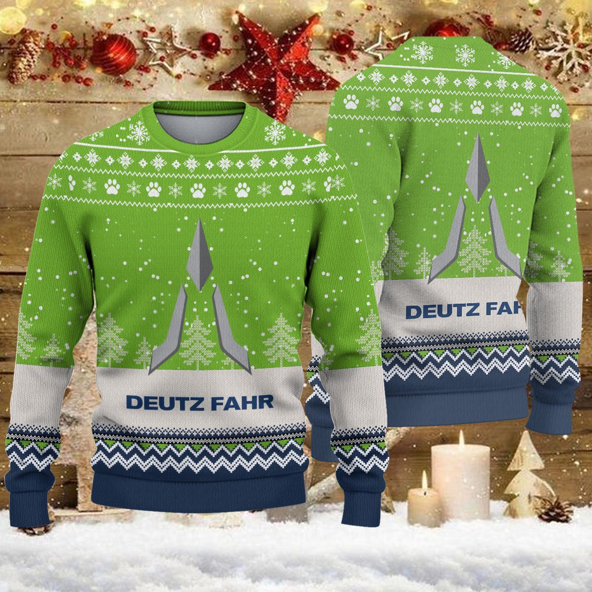 Weihnachtspullover Deutz-Fahr - Ugly Christmas Sweater