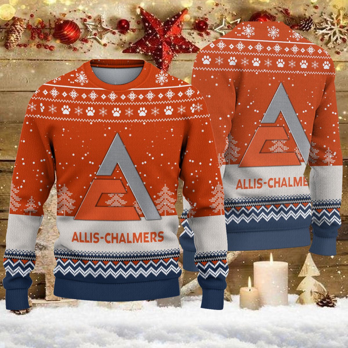 Weihnachtspullover Allis Chalmers - Ugly Christmas Sweater