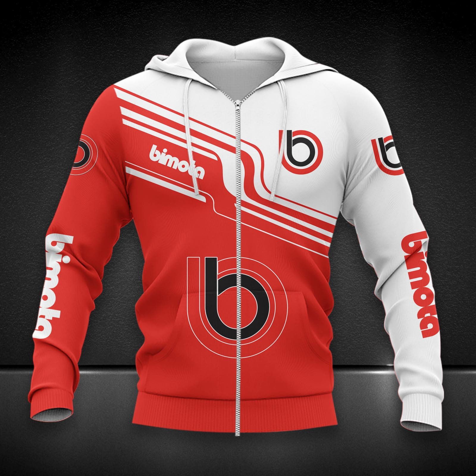 Bimota Motorcycles Zip Hoodie