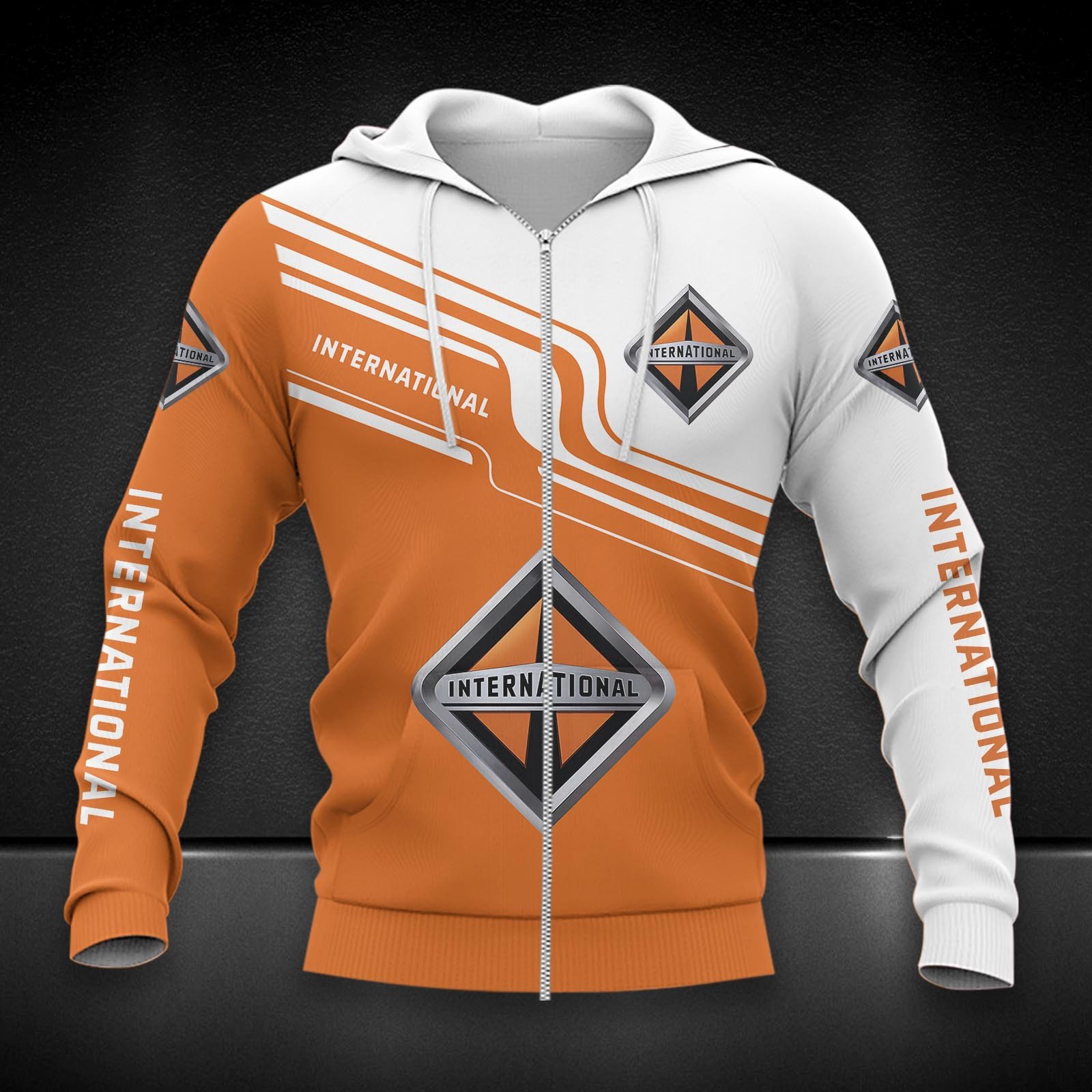 International Zip Hoodie