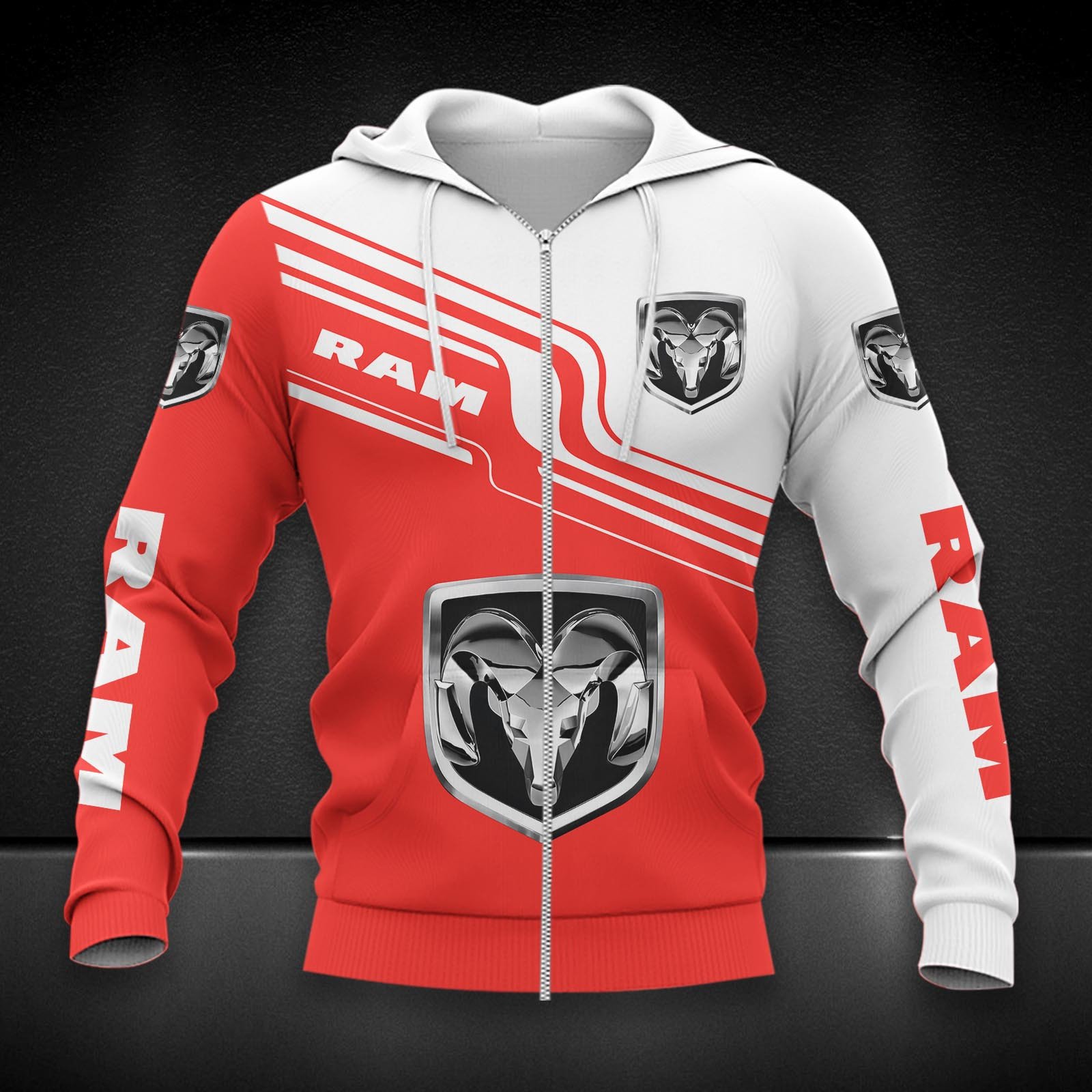 Ram Truck Zip Hoodie