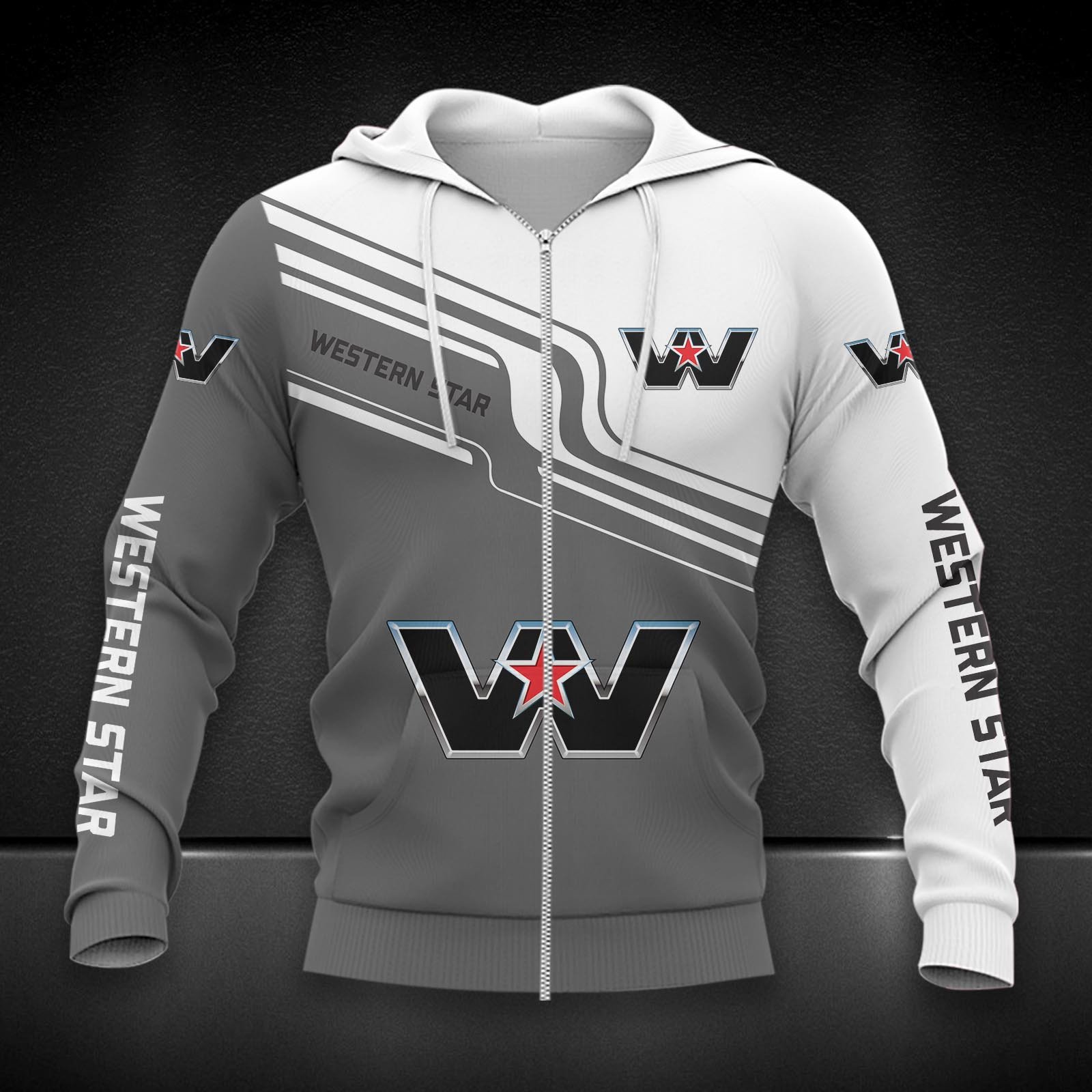 Western Star Zip Hoodie
