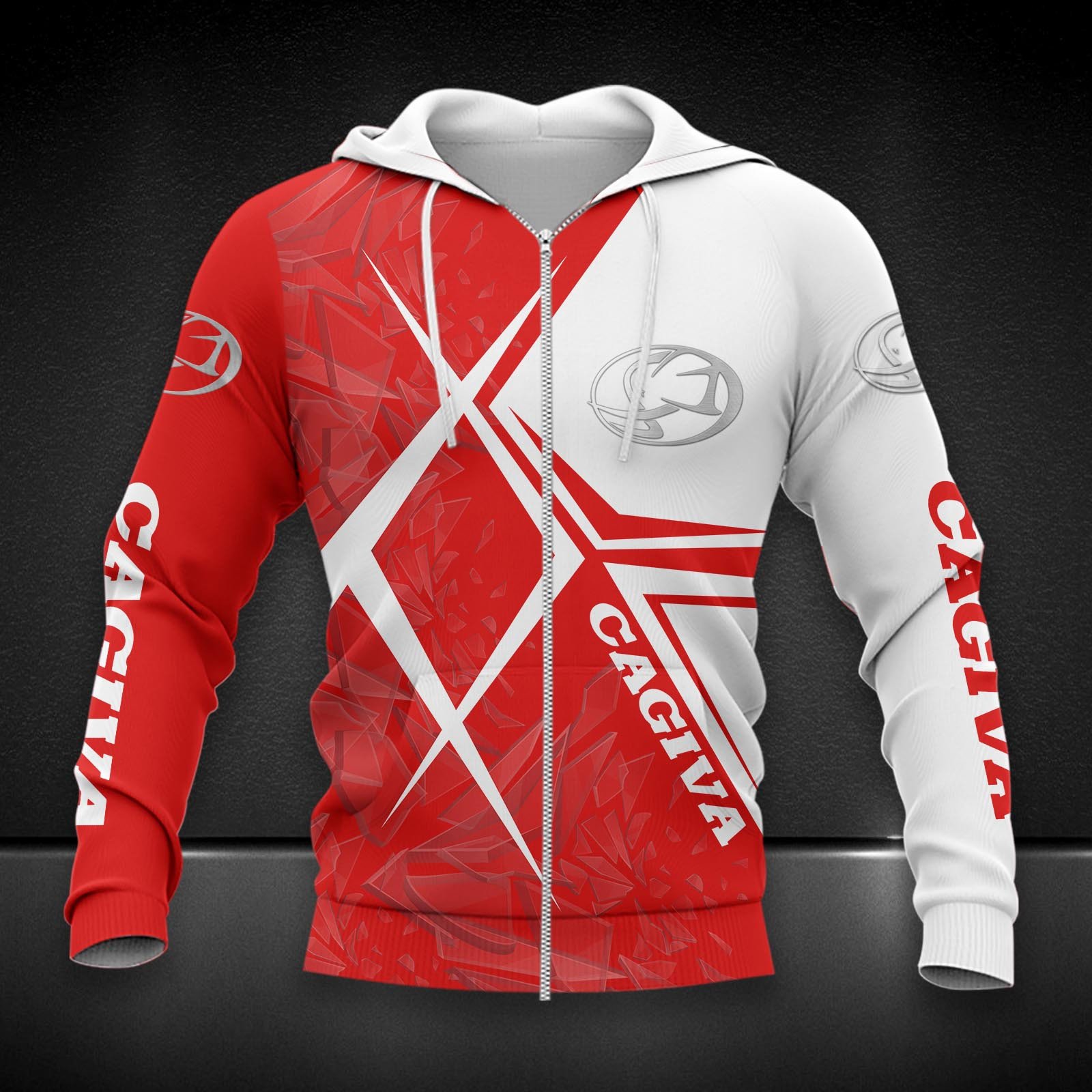 Cagiva Motorcycles Zip Hoodie