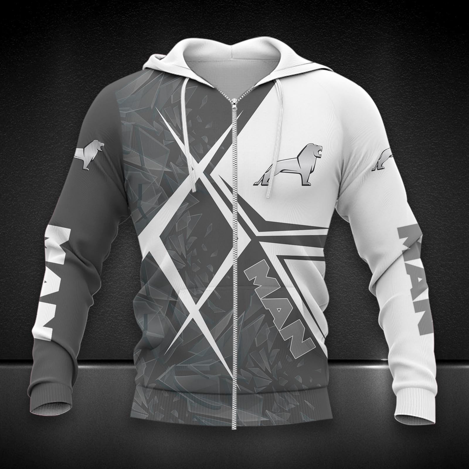 MAN Truck Zip Hoodie