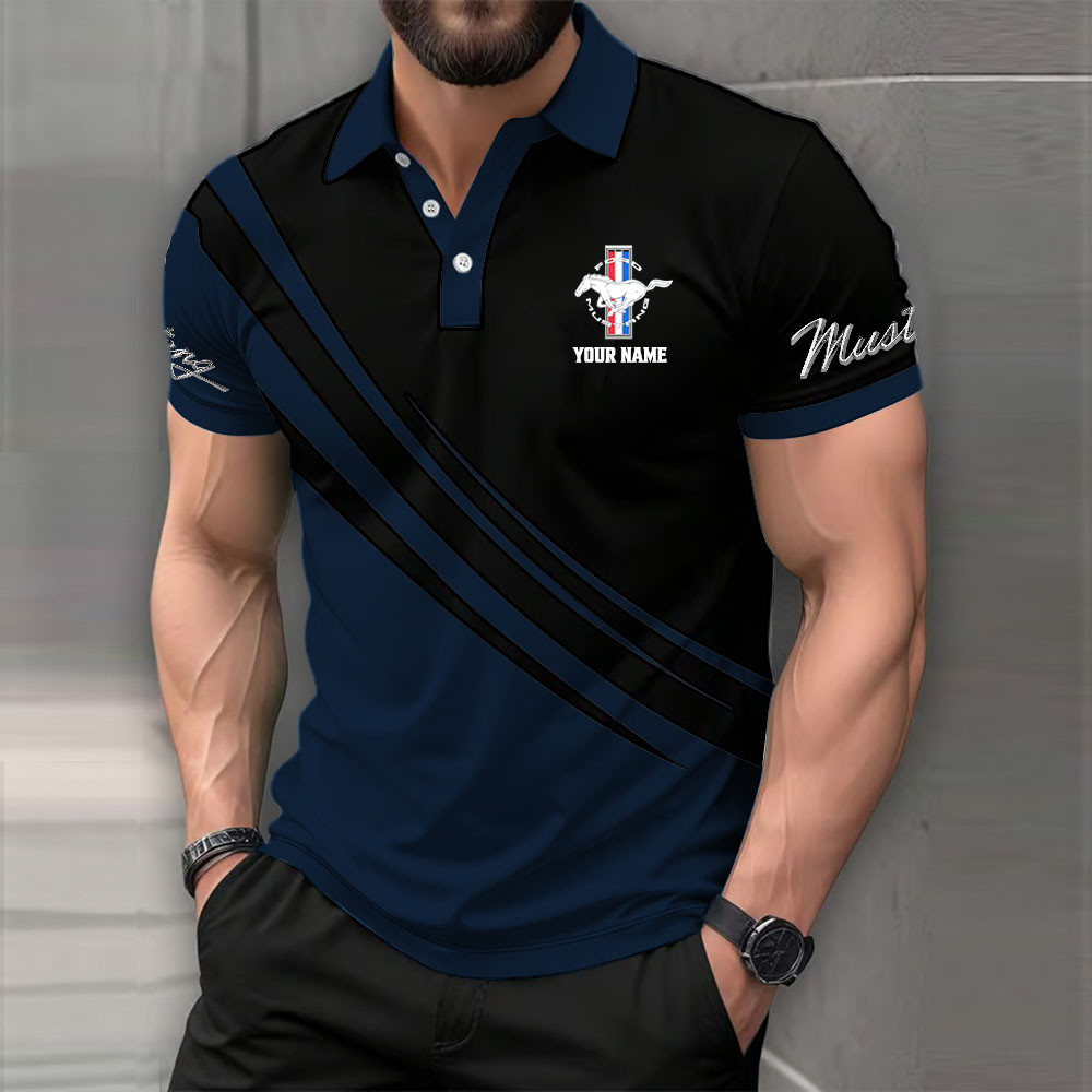 Ford Mustang Poloshirt – Bild 8